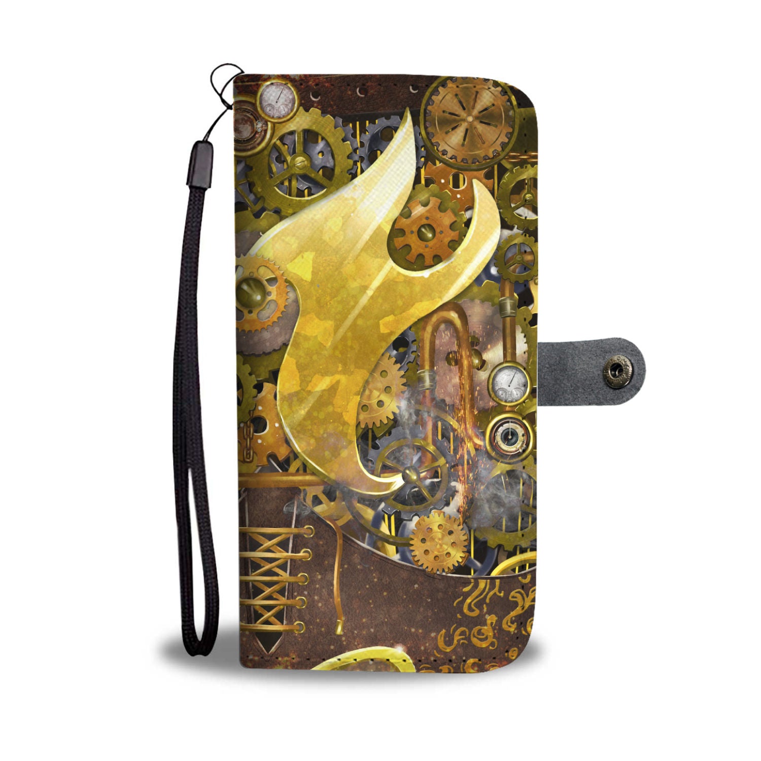 Classic Steampunk Phone Wallet