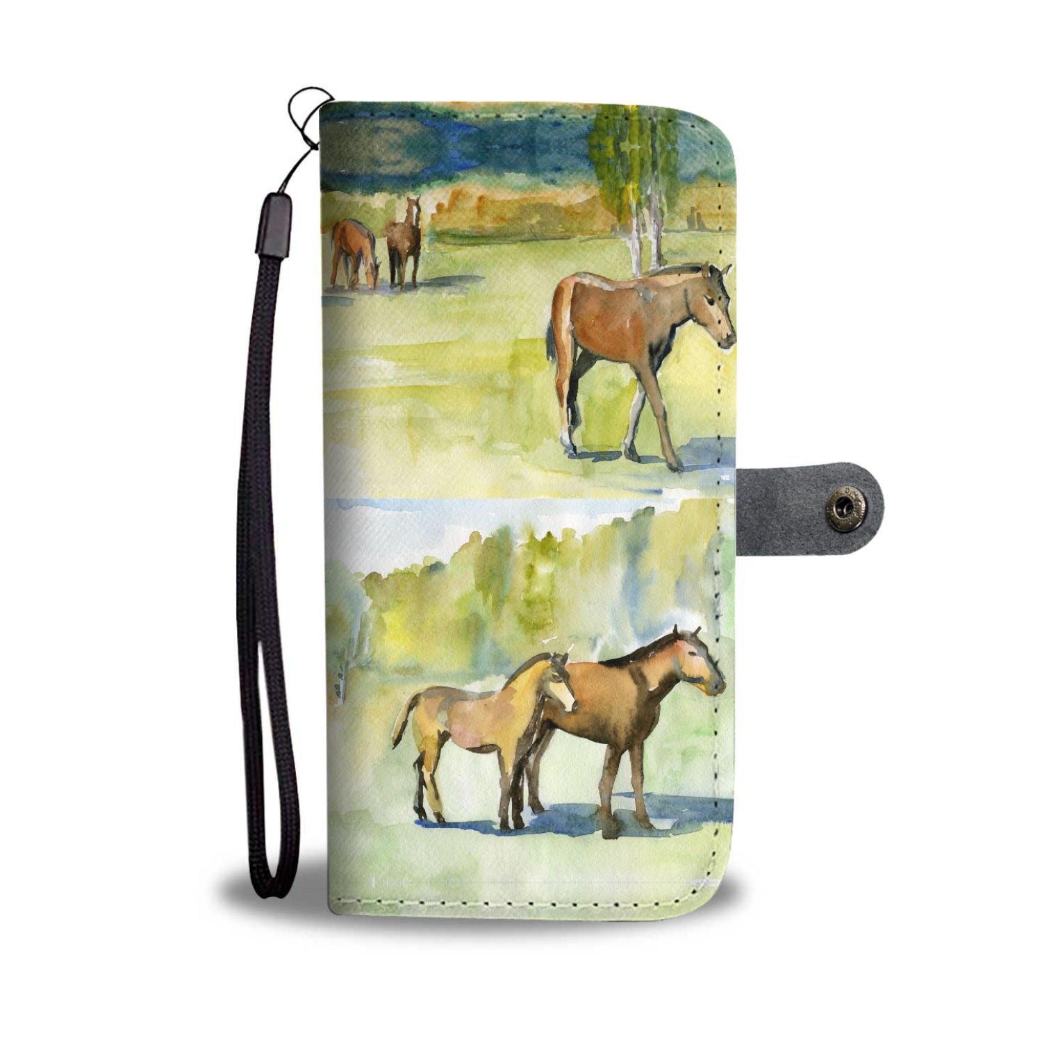 Horse Paddock Phone Wallet