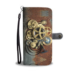 Rusted Cogs Phone Wallet