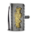 Silver Cogs Phone Wallet