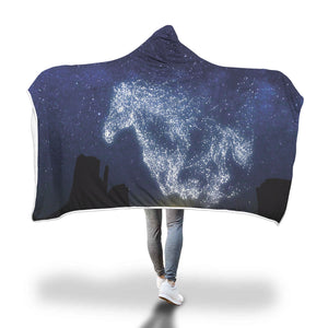 Galloping Horse Hooded Blanket - Hello Moa