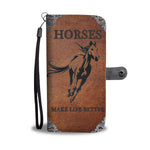Horse Make Life Better Phone Wallet