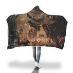 Art Steampunk Hooded Blanket - Hello Moa
