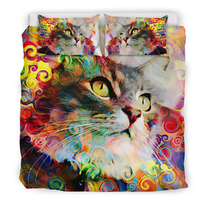 Rainbow Cat Bedding Set - Hello Moa