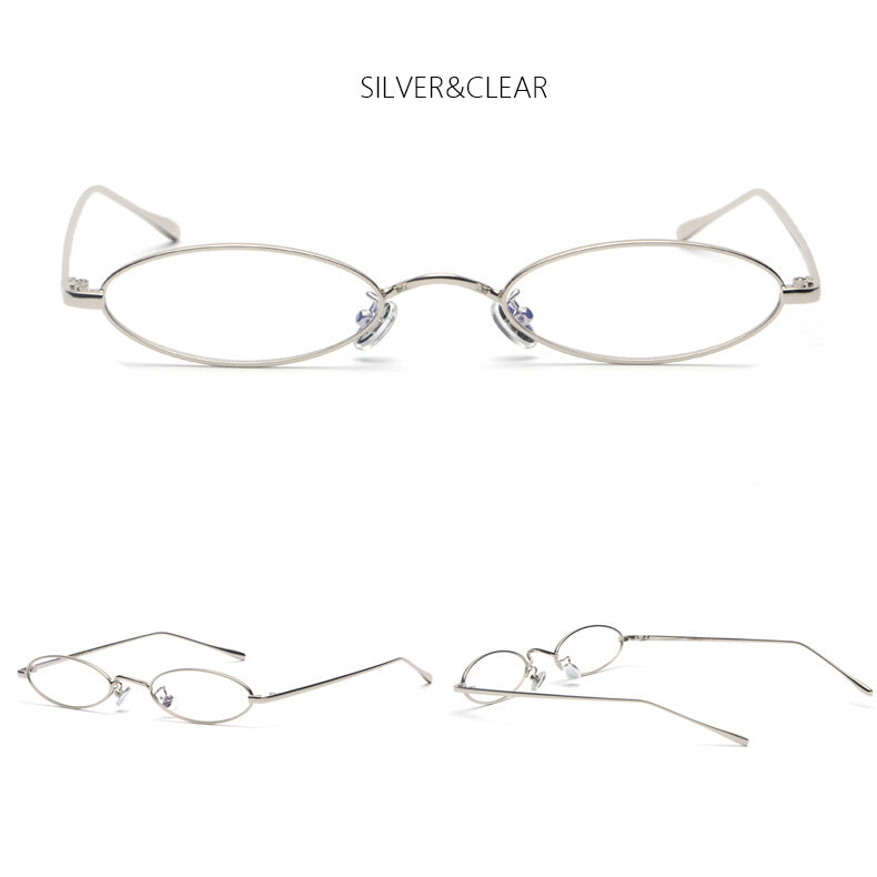 Small Oval Steampunk Glasses - Hello Moa