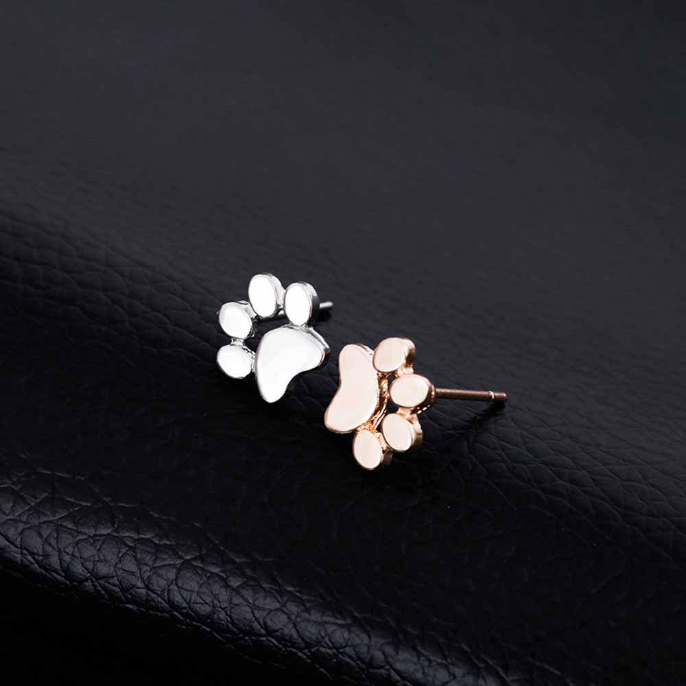 Cute Cat Paw Stud Earrings - Hello Moa