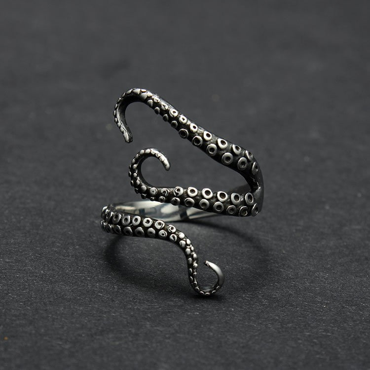 Octopus Titanium Ring - Hello Moa