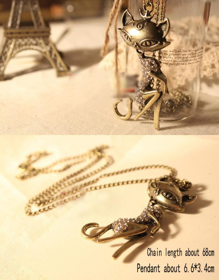 Chic Cat Necklace - Hello Moa