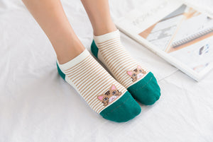 Cute Cat Cotton Socks - Hello Moa