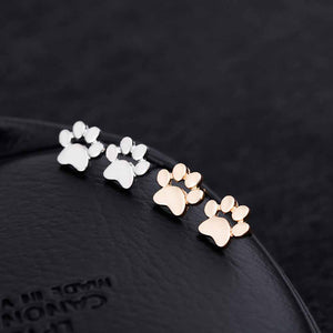 Cute Cat Paw Stud Earrings - Hello Moa