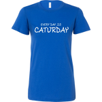 Every Day Is Caturday Tee (White) - Hello Moa