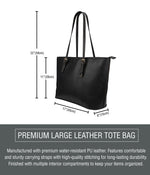 Steampunk II Leather Tote Bag - Hello Moa