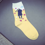 Cute Cat Socks (5 Pairs) - Hello Moa