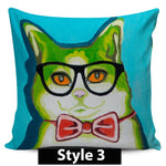 Aristo-Cat Pillow Covers - Hello Moa