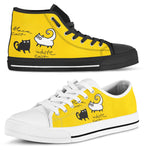 Black Cat - White Cat Canvas Shoes (Women's) - Hello Moa