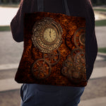 Steampunk Bronze Cloth Tote Bag - Hello Moa