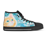 Watercolor Cat Canvas Shoes - Hello Moa