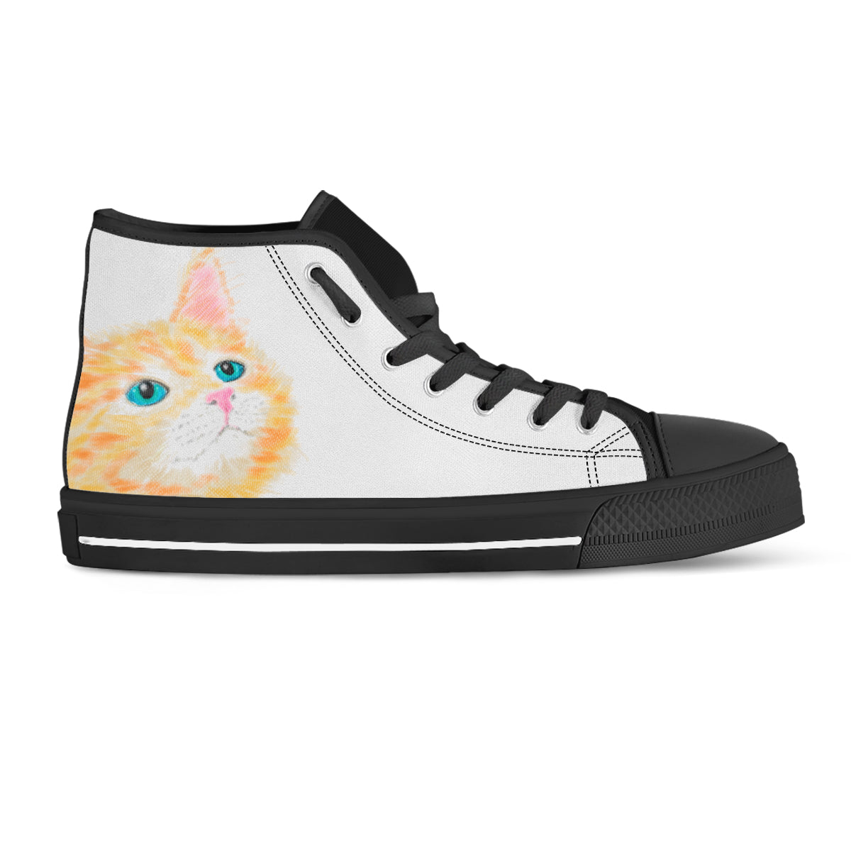 Watercolor Cat III Shoes (Women's) - Hello Moa