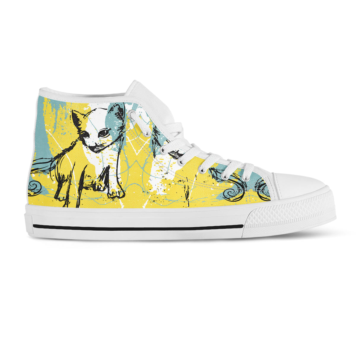 Grunge Cat II Canvas Shoes - Hello Moa