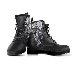 Express Steampunk Gear Frond Boots (Women's) - Hello Moa