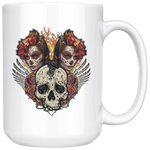 Old Sugar Skull Coffee Mug - Hello Moa