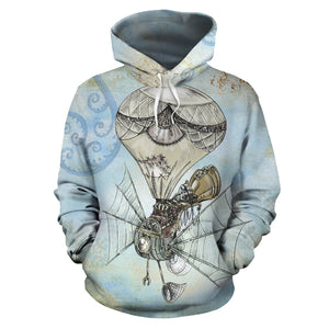 Steampunk Airplane Hoodies - Hello Moa