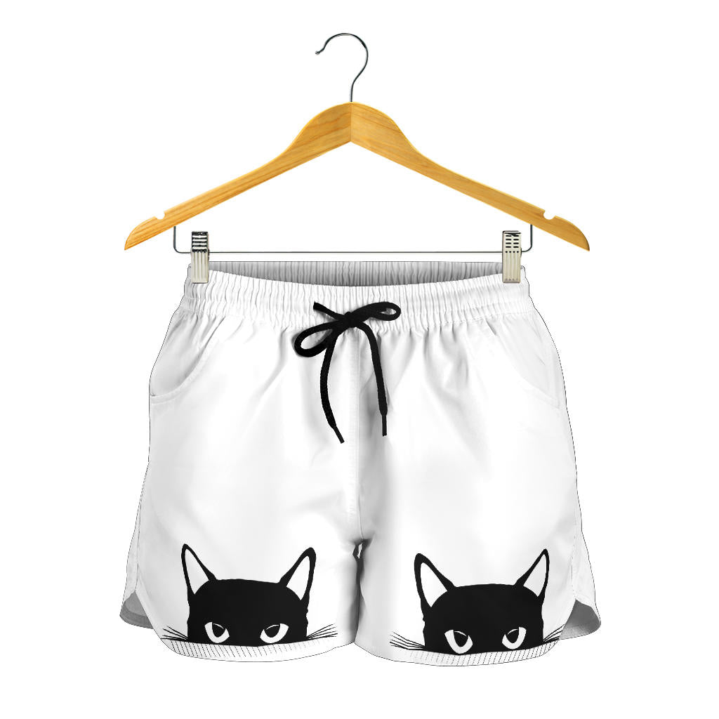 Hiding Cat Women's Shorts - Hello Moa