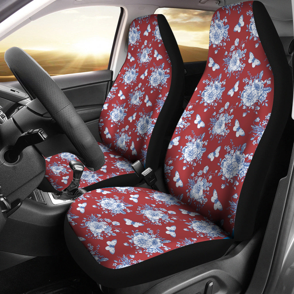 Victorian Red Car Seat Cover - Hello Moa