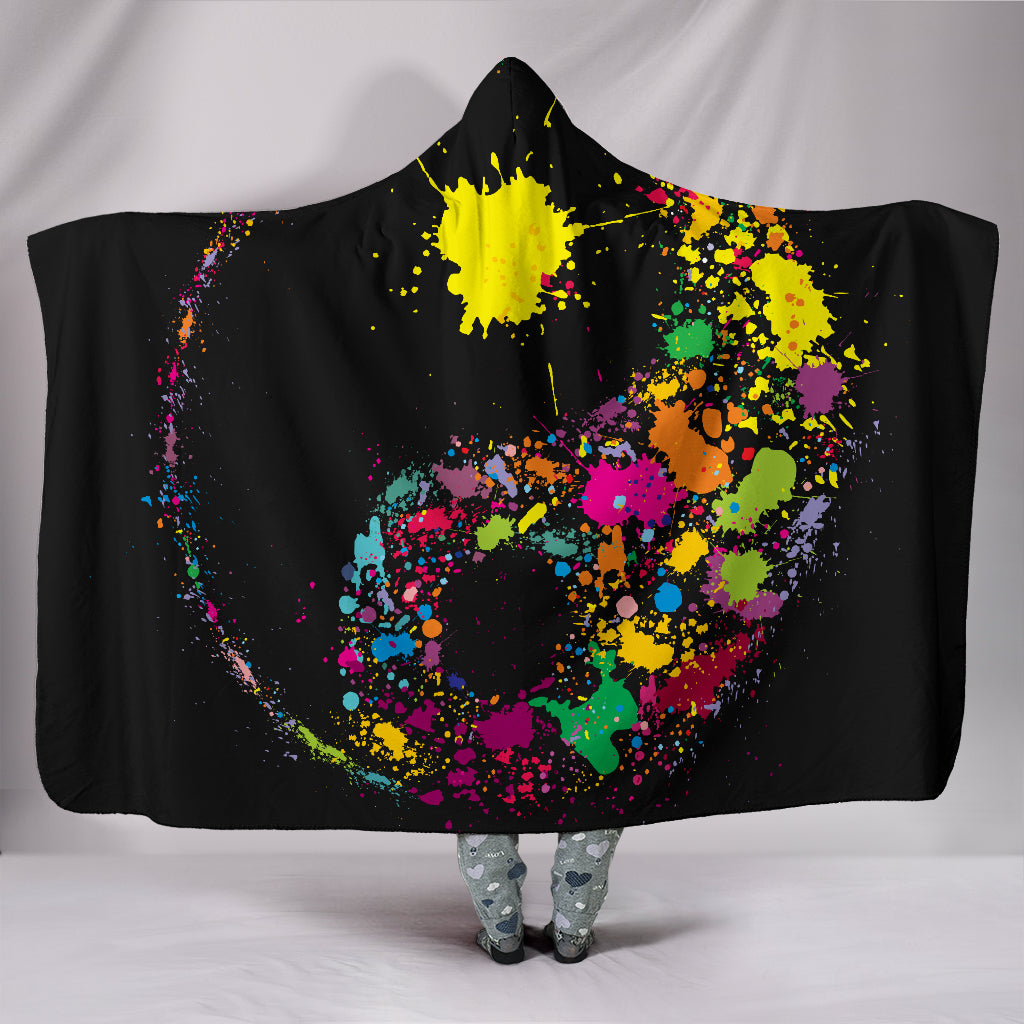 Night Yin Yang Hooded Blanket - Hello Moa
