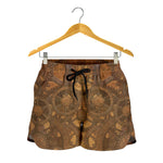 Steampunk Leather Cogs Women's Shorts - Hello Moa