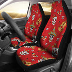 Guitar Sugar Skull Car Seat Covers - Hello Moa