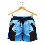 Moon Cat Women's Shorts - Hello Moa