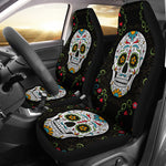 Flower Sugar Skull II Car Seat Covers - Hello Moa