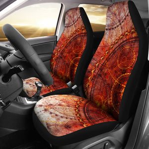 Steampunk Circles Car Seat Covers - Hello Moa