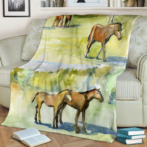 Green Horse Blanket - Hello Moa