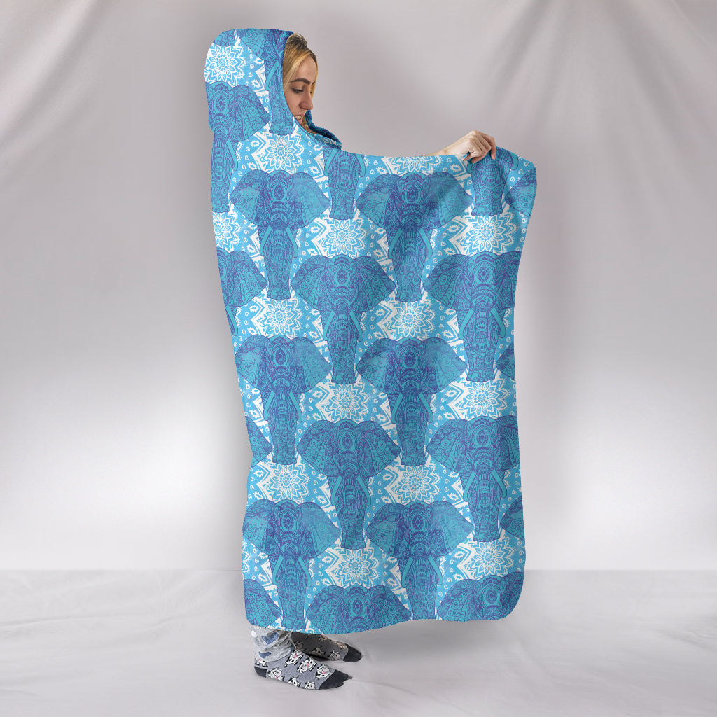 Elephant II Hooded Blanket - Hello Moa