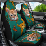 Yellow Cat Car Seat Cover - Hello Moa