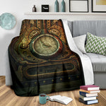Steampunk Piston Clock Blanket - Hello Moa
