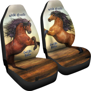 Wild Hearts Can't Be Broken Car Seat Covers For Horse Lovers - Hello Moa