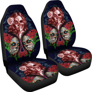 Whisper Skull II Car Seat Covers - Hello Moa