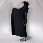 Black Cat Hooded Blanket - Hello Moa