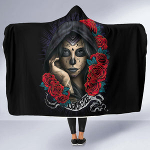 Darkside Skull Hooded Blanket - Hello Moa