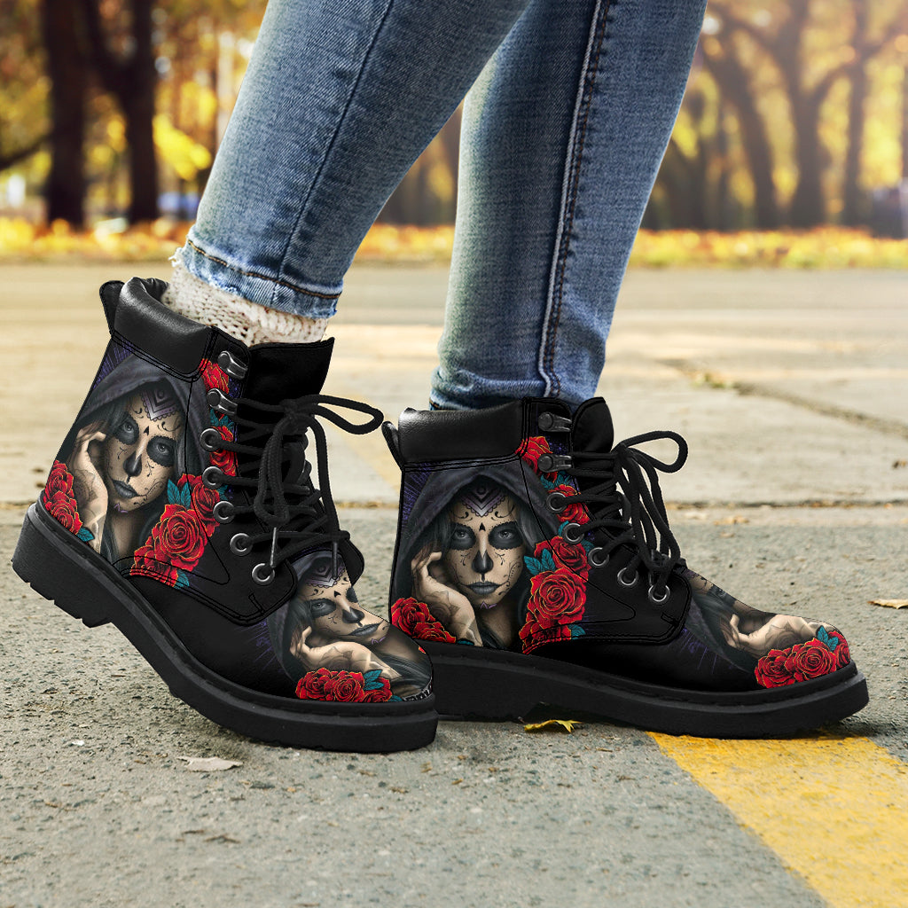 Darkside Skull All-Season Boots - Hello Moa