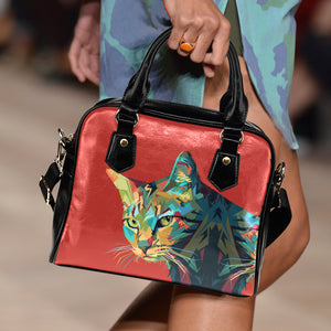 Grunge Cat Handbag - Hello Moa