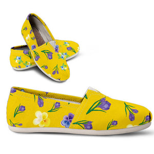 Yellow Flower II Casual Shoe - Hello Moa