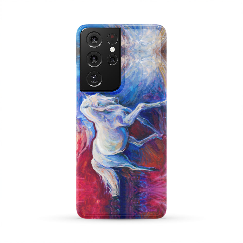 Red & Blue Horse Phone Case