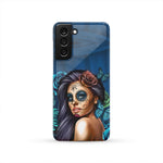 Blue Calavera Phone Case