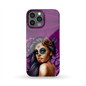 Purple Calavera Phone Case