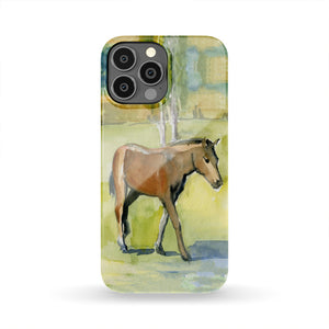 Watercolor III Horse Phone Case