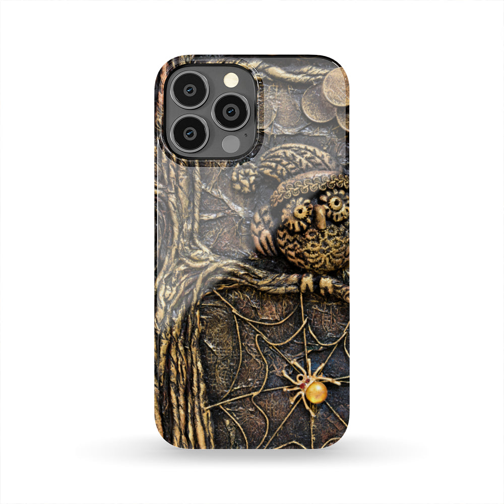 Spider Owl Phone Case